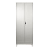 Dulap multifunctional Zogi, Metal, 70x40x190 cm - Gri