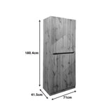 Dulap-pantofar cu functie de depozitare Kebell, Lemn, Stejar, 71x41x180 cm