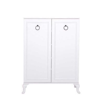 Dulap Pantofi Adore Country, 2 usi Lake Alb, 5 rafturi, 80x108x34 cm, perspectiva suplimentara