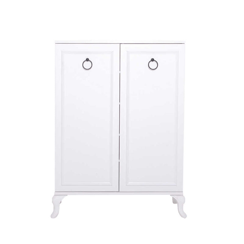 Dulap Pantofi Adore Country, 2 usi Lake Alb, 5 rafturi, 80x108x34 cm, perspectiva suplimentara