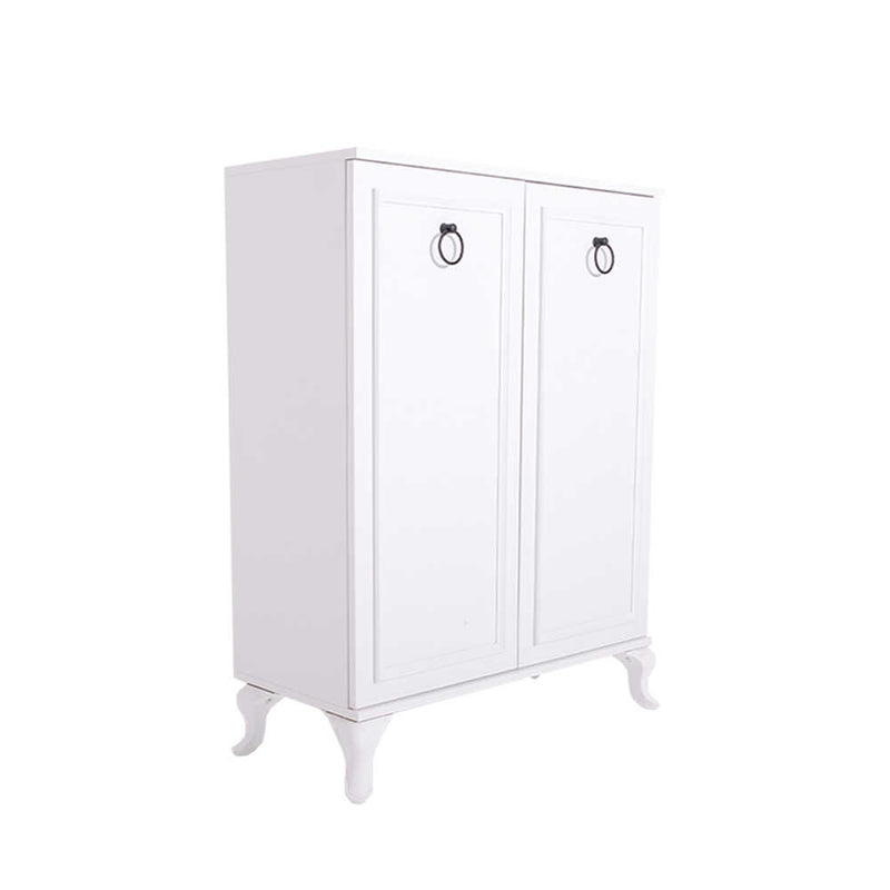 Dulap Pantofi Adore Country, 2 usi Lake Alb, 5 rafturi, 80x108x34 cm, foto produs