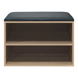 Dulap pantofi cu bancheta Kiana, 60x32x44 cm - Natur