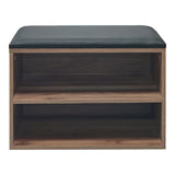 Dulap pantofi cu bancheta Kiana, 60x32x44 cm - Nuc