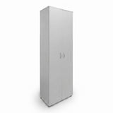 Dulap pantofi cu functie organizare Racka, Lemn, Alb, 58x34x186 cm - Alb