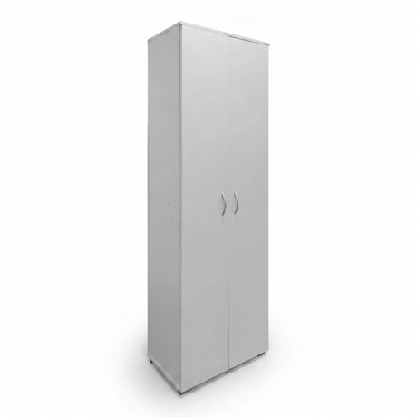 Dulap pantofi cu functie organizare Racka, Alb, Lemn, 58x34x186 cm