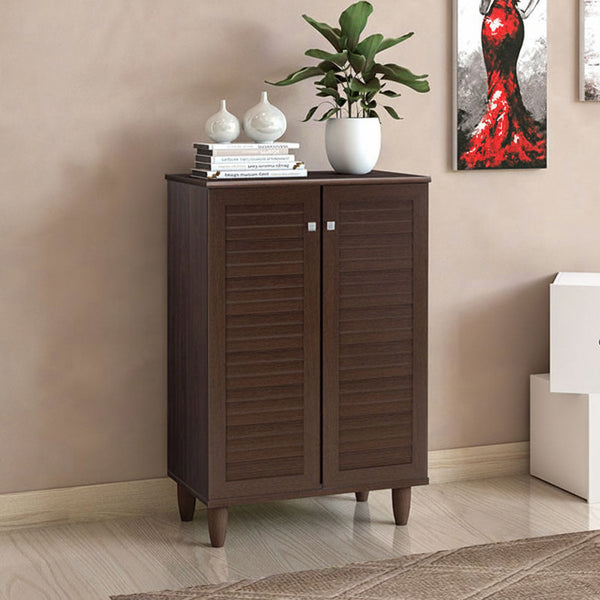 Dulap pantofi SANTΟ, 10 - 12 perechi, nuc, 60x35x92 cm