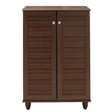 Dulap pantofi SANTΟ, 10 - 12 perechi, nuc, 60x35x92 cm