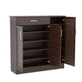 Dulap pantofi Sante 30 perechi, nuc, 120x37x123 cm, foto produs