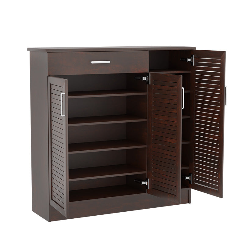 Dulap pantofi Sante 30 perechi, nuc, 120x37x123 cm