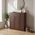Dulap pantofi Sante 30 perechi, nuc, 120x37x123 cm, imagine suplimentara