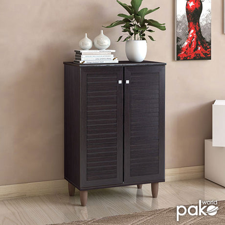 Dulap pantofi Santi, 10 - 12 perechi, Nuc, 60x35x92 cm