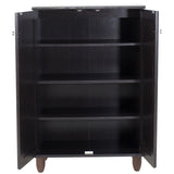 Dulap pantofi Santi, 10 - 12 perechi, Sonoma, 60x35x92 cm - Nuc