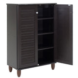 Dulap pantofi Santi, 10 - 12 perechi, Sonoma, 60x35x92 cm - Nuc