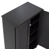 Dulap pantofi Santi, 10 - 12 perechi, Sonoma, 60x35x92 cm - Nuc