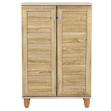 Dulap pantofi Santi, 10 - 12 perechi, Sonoma, 60x35x92 cm