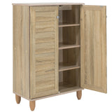 Dulap pantofi Santi, 10 - 12 perechi, Sonoma, 60x35x92 cm