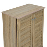 Dulap pantofi Santi, 10 - 12 perechi, Sonoma, 60x35x92 cm
