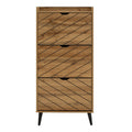 Dulap pantofi Thelma, 10-12 perechi, Sonoma, 60x24x132 cm, perspectiva suplimentara