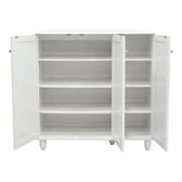 Dulap pentru încaltaminte Santo pentru 16 perechi, Alb, Lemn, 89x34x91 cm, imagine suplimentara