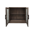 Dulap pentru pantofi cu functie de depozitare Sapato, Lemn, stejar, 80x40x80 cm, imagine suplimentara