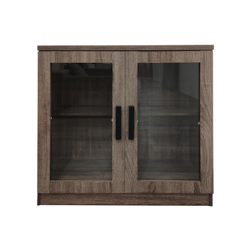 Dulap pentru pantofi cu functie de depozitare Sapato, Lemn, stejar, 80x40x80 cm