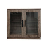 Dulap pentru pantofi cu functie de depozitare Sapato, Lemn, stejar, 80x40x80 cm