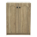 Dulap pentru pantofi cu functie de organizare, Ambera, lemn, sonoma, 60x36x81 cm, perspectiva suplimentara