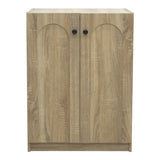 Dulap pentru pantofi cu functie de organizare, Ambera, lemn, sonoma, 60x36x81 cm