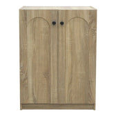 Dulap pentru pantofi cu functie de organizare, Ambera, lemn, sonoma, 60x36x81 cm, perspectiva suplimentara