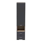 Dulap soldat Toscana, Antracit, 50x42x222 cm, imagine suplimentara