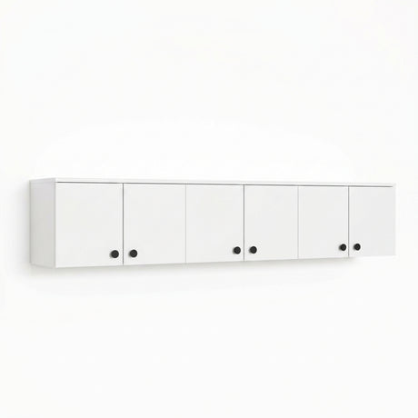 Dulap suspendat 6 usi Svensson, 180 x 44 x 38 cm