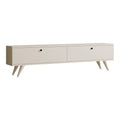 comoda TV Dulap TV, alb elegant, 160x25x40 cm