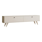 comoda TV Dulap TV, alb elegant, 160x25x40 cm