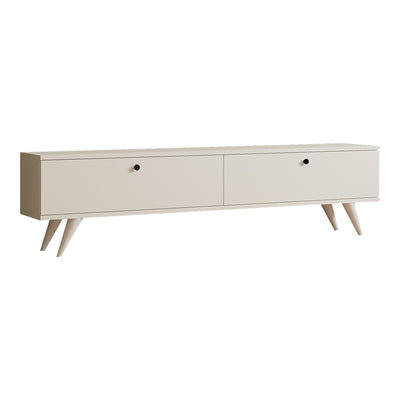 comoda TV Dulap TV, alb elegant, 160x25x40 cm