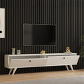Dulap TV, alb elegant, 160x25x40 cm, detaliu produs