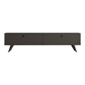 Dulap TV cu extra spatiu de depozitare, Alb, L160x A25x H40cm, 160x25x45 cm, foto produs