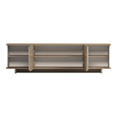 Dulap TV cu gri-bej Zafore, Lemn, 180x33x50 cm, imagine suplimentara