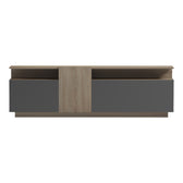 Dulap TV cu rafturi Vendora, Sonoma-Antracit, 150x29x46 cm, detaliu produs