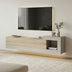 comoda TV Dulap TV montat pe perete cu aspect de marmură sonoma-gri-bej Flato, 150x29x38 cm