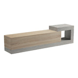 Dulap TV montat pe perete cu aspect de marmură sonoma-gri-bej Flato, 150x29x38 cm