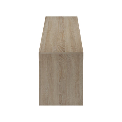 Dulap TV multifunctional Sonoma-White, Modern, Pal, 210x40x50 cm, foto produs 7