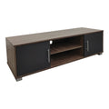 Dulap TV Serank, Lemn, Stejar-Antracit, 120x40x40 cm, imagine suplimentara