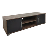 Dulap TV Serank, Lemn, Stejar-Antracit, 120x40x40 cm
