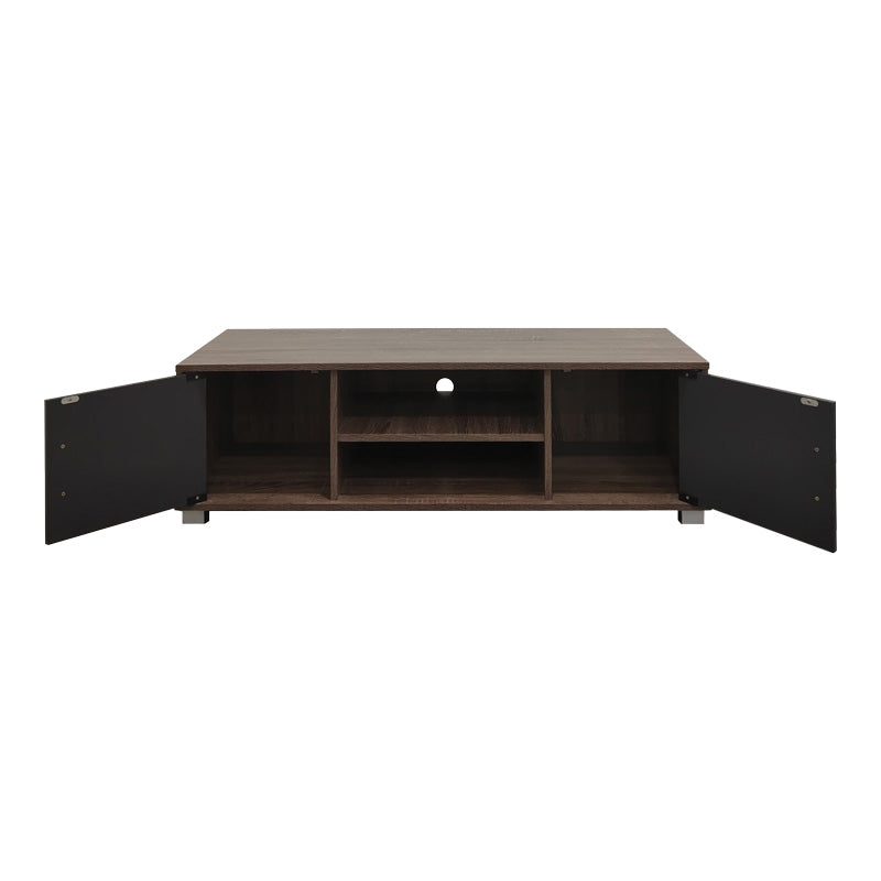 Dulap TV Serank, Lemn, Stejar-Antracit, 120x40x40 cm