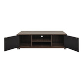 Dulap TV Serank, Lemn, Stejar-Antracit, 120x40x40 cm, detaliu produs