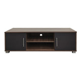 Dulap TV Serank, Lemn, Stejar-Antracit, 120x40x40 cm