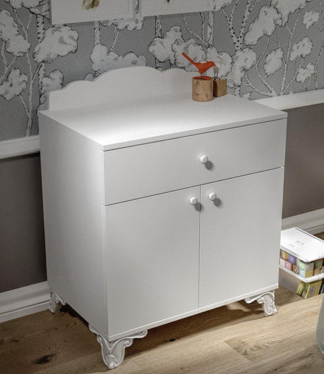 Dulap Vega - White, Alb, 40x84x75 cm