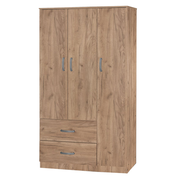 Dulap Zelia cu 2 usi si sertare, 90x42x180 cm