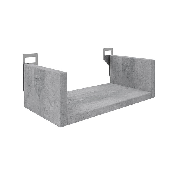 Raft de perete cu spatiu de depozitare, Derva, Lemn, Diverse culori, 30x15x10 cm
