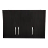 Etajeră dulap cu trei uși Lego, Lemn, Wenge, 90x41x60 cm - Nuc